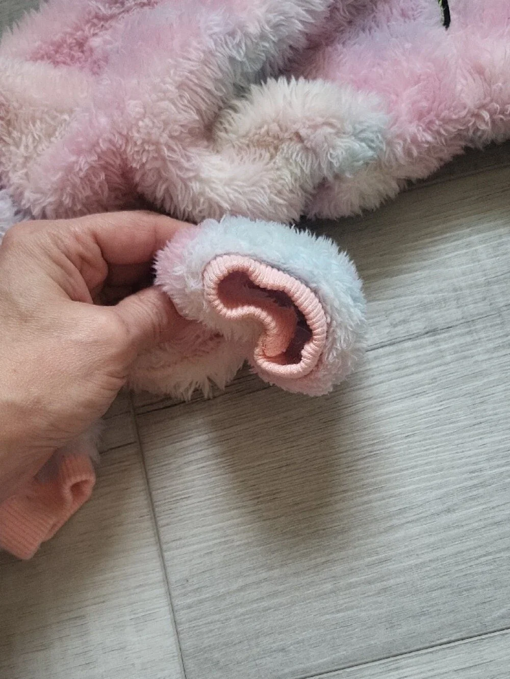 Pink Plush Unicorn Dog One-Piece